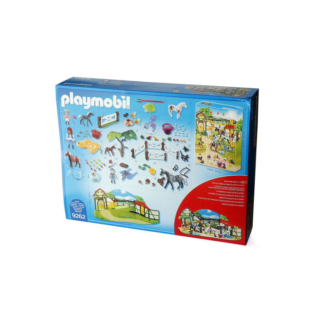 Playmobil 9262 Calendario de Adviento Granja de caballo ¡Navidad! | clickclack.es