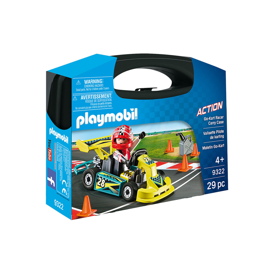 Playmobil 9322 Maletín Go Kart ¡Action! | clickclack.es