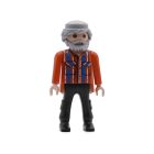 Playmobil Abuelo excursionista de barba gris ¡Mercadillo! | clickclack.es