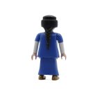 Playmobil Aldeana de azul y blanco ¡Mercadillo! | clickclack.es
