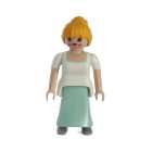 Playmobil Aldeana de azul y blanco ¡Mercadillo! | clickclack.es