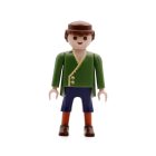 Playmobil Aldeano colonial verde azul ¡Mercadillo! | clickclack.es