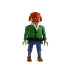 Playmobil Aldeano Galo verde azul ¡Mercadillo! | clickclack.es