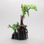 Playmobil Árbol y vegetación sobre roca ¡Despiece! | clickclack.es