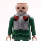 Playmobil Armadura plata negro rojo ¡Despiece! | clickclack.es