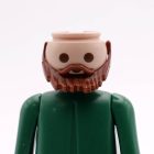 Playmobil Barba desaliñada marrón claro ¡Despiece! | clickclack.es