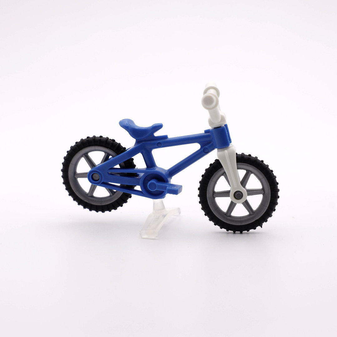 Playmobil Bicicleta azul infantil con pie ¡Despiece! | clickclack.es