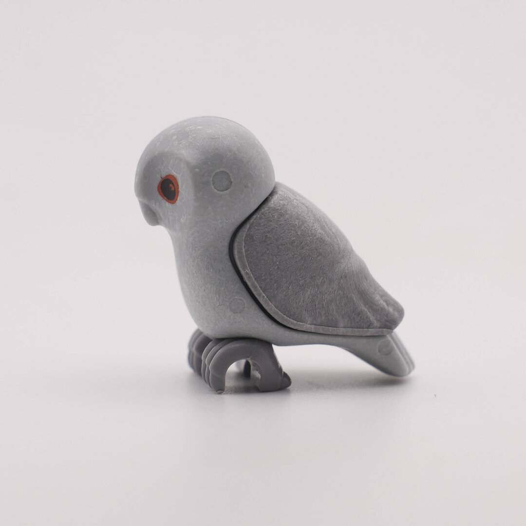 Playmobil Buho gris ¡Mercadillo! | clickclack.es