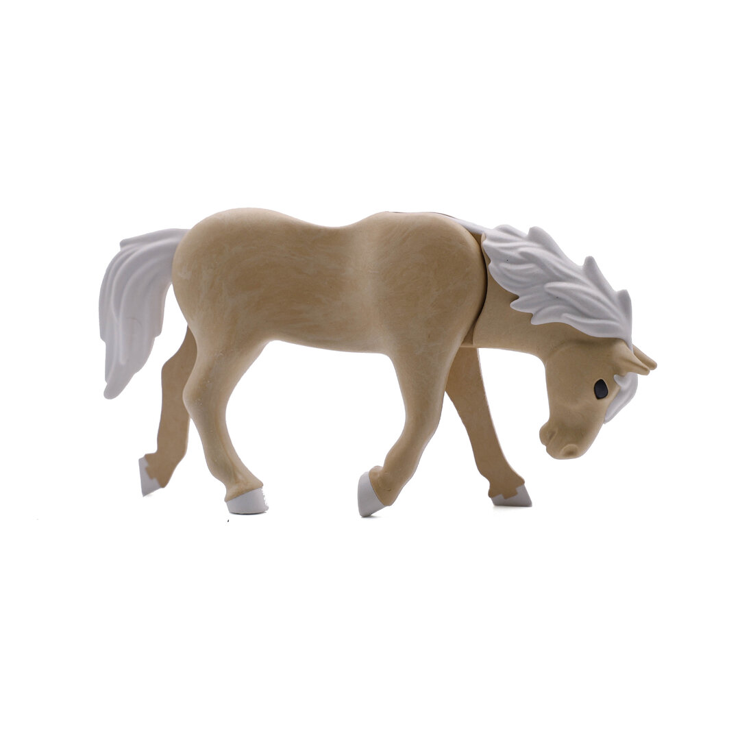 Playmobil Caballo ocre de crin blanca ¡Mercadillo! | clickclack.es