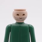 Playmobil Cabeza Asiática con barba ¡Despiece! | clickclack.es