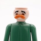 Playmobil Cabeza con bigote pelirrojo ¡Despiece! | clickclack.es