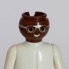 Playmobil Cabeza con gafas plateadas ¡Despiece! | clickclack.es