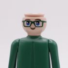 Playmobil Cabeza con gafas verdes ¡Despiece! | clickclack.es