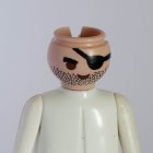 Playmobil Cabeza Pirata con parche ¡Despiece! | clickclack.es