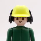 Playmobil Casco amarillo con orejeras ¡Despiece! | clickclack.es