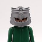 Playmobil Casco medieval plata cerrado ¡Despiece! | clickclack.es