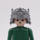 Playmobil Casco medieval plateado abierto ¡Despiece! | clickclack.es