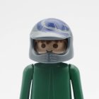 Playmobil Casco Moto Gris azul ¡Despiece! | clickclack.es