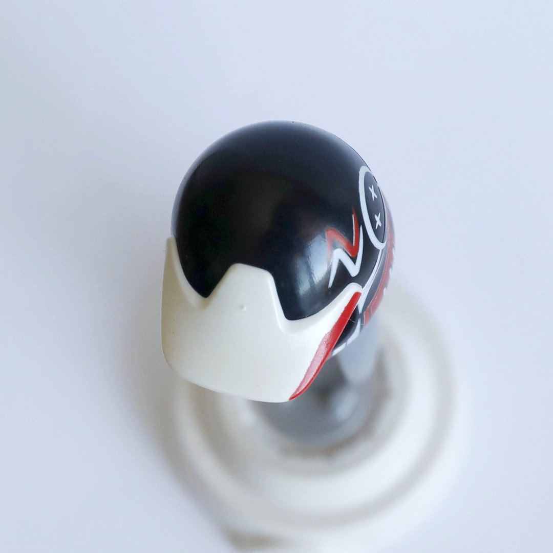 Playmobil Casco moto negro blanco rojo ¡Despiece! | clickclack.es