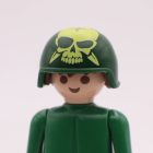 Playmobil Casco verde calavera ¡Despiece! | clickclack.es