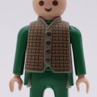 Playmobil Chaleco marrón a cuadros ¡Despiece! | clickclack.es