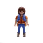 Playmobil Chica azul y naranja con botines ¡Mercadillo! | clickclack.es