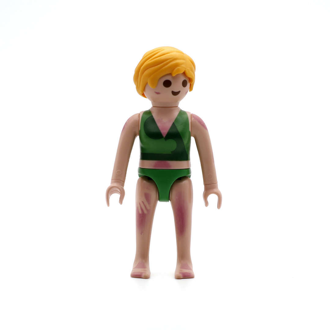 Playmobil Chica bikini verde quemadura solar ¡Mercadillo! | clickclack.es