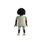 Playmobil Chica con camisa a rayas y pelo afro ¡Mercadillo! | clickclack.es