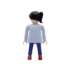 Playmobil Chica de azul con cola de caballo ¡Mercadillo! | clickclack.es
