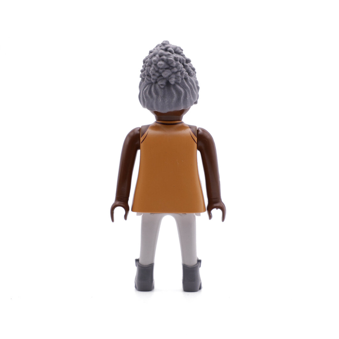 Playmobil Chica de naranja pelo gris ¡Mercadillo! | clickclack.es