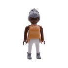 Playmobil Chica de naranja pelo gris ¡Mercadillo! | clickclack.es