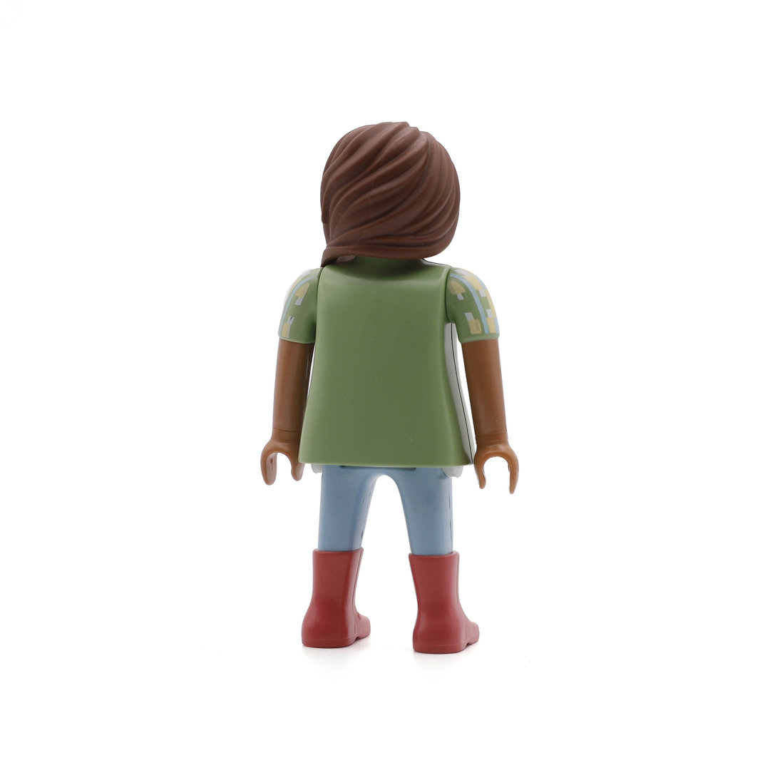 Playmobil Chica de verde con botas rosas ¡Mercadillo! | clickclack.es