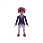 Playmobil Chica delgada de azul y rosa ¡Mercadillo! | clickclack.es