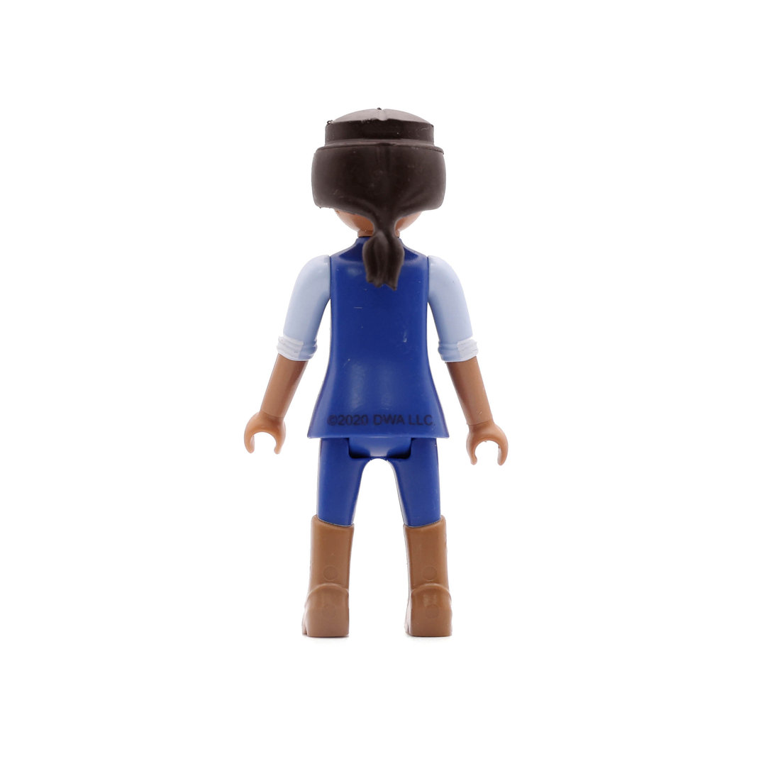Playmobil Chica delgada de azul ¡Mercadillo! | clickclack.es