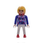 Playmobil Chica embarazada de azul y blanco ¡Mercadillo! | clickclack.es
