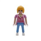 Playmobil Chica hippie de rosa y azul ¡Mercadillo! | clickclack.es