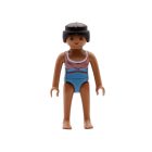 Playmobil Chica morena con bañador ¡Mercadillo! | clickclack.es
