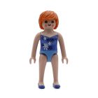 Playmobil Chica pelirroja de azul ¡Mercadillo! | clickclack.es