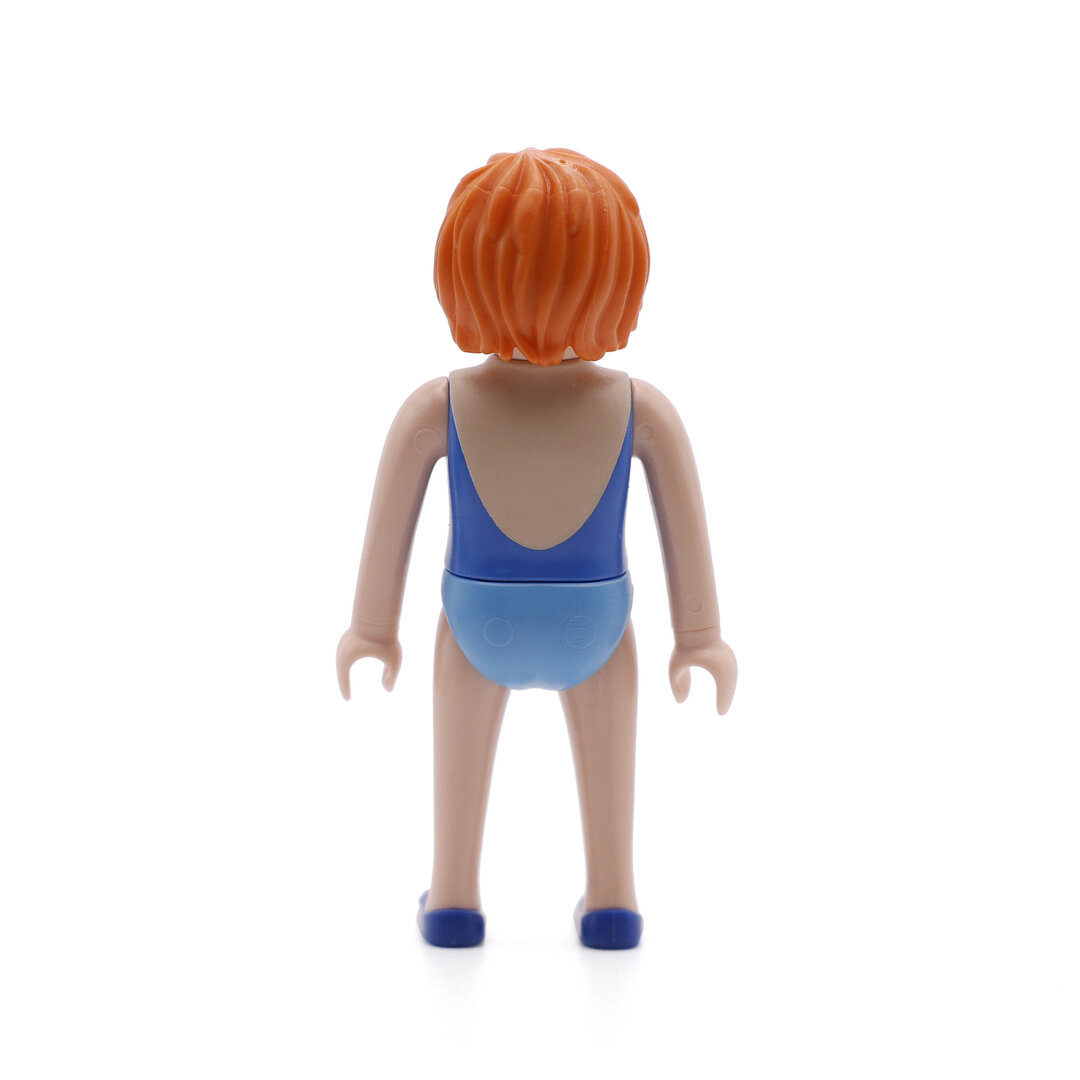 Playmobil Chica pelirroja de azul ¡Mercadillo! | clickclack.es