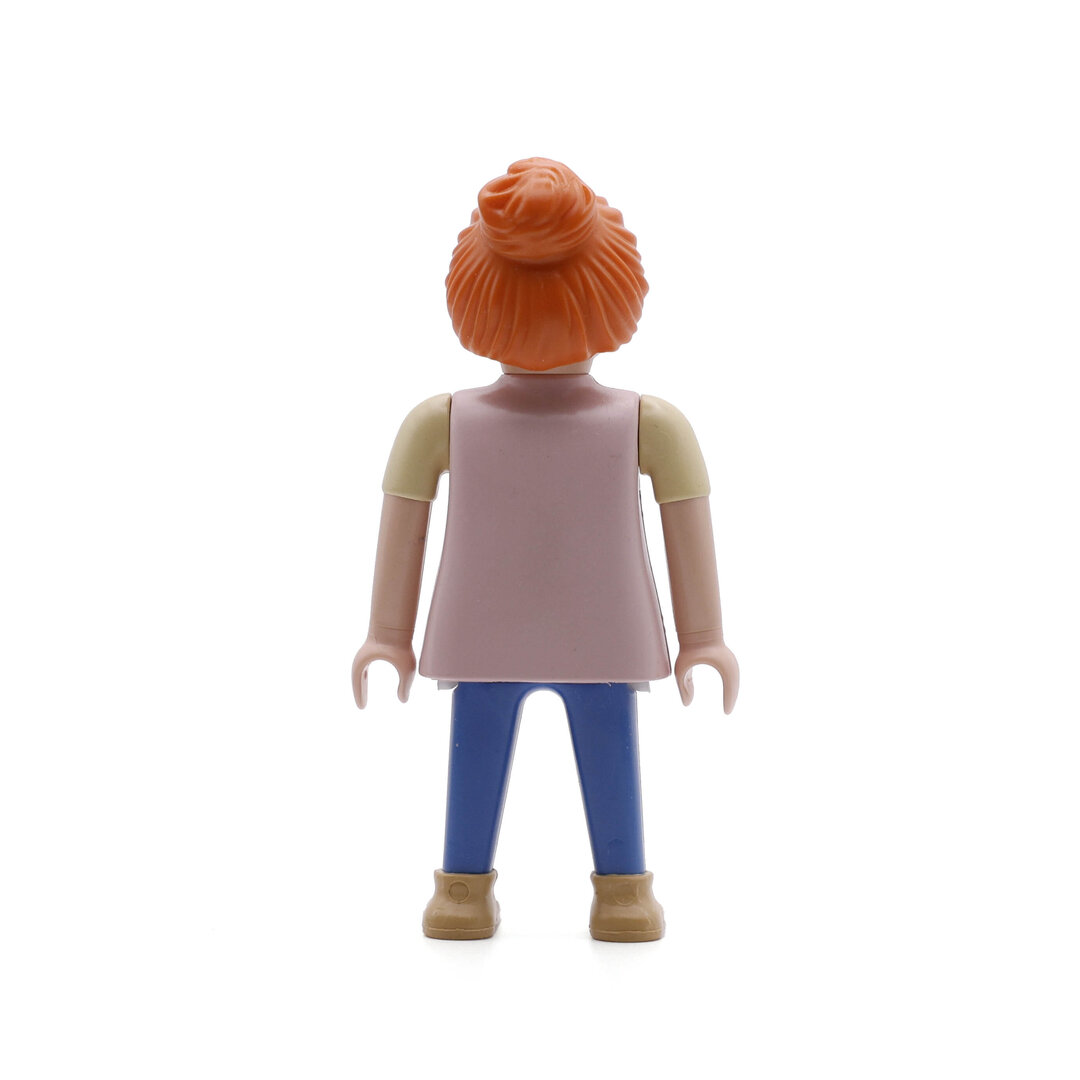 Playmobil Chica pelirroja de rosa y azul ¡Mercadillo! | clickclack.es