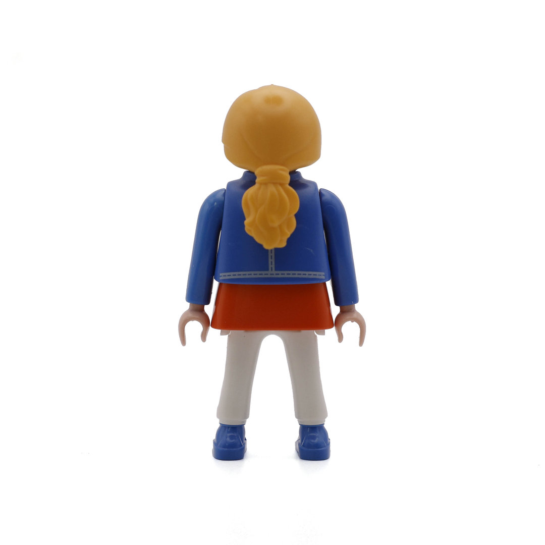 Playmobil Chica rubia con torera azul ¡Mercadillo! | clickclack.es