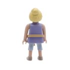 Playmobil Chica rubia de azul con cinturón ¡Mercadillo! | clickclack.es