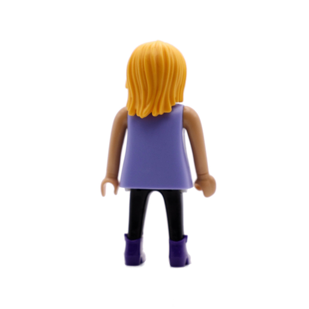 Playmobil Chica rubia pop violeta ¡Mercadillo! | clickclack.es
