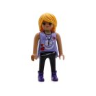 Playmobil Chica rubia pop violeta ¡Mercadillo! | clickclack.es