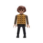 Playmobil Chico amarillo negro con patillas ¡Mercadillo! | clickclack.es