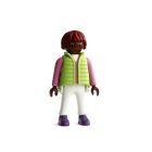 Playmobil Chico con chaleco verde y zapatos violetas ¡Mercadillo! | clickclack.es