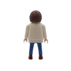 Playmobil Chico con vaqueros azules y chaleco blanco ¡Mercadillo! | clickclack.es