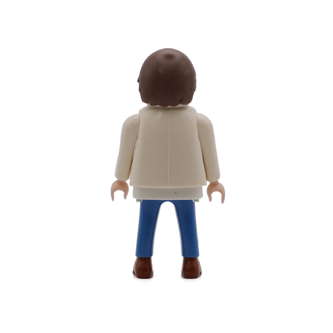Playmobil Chico con vaqueros azules y chaleco blanco ¡Mercadillo! | clickclack.es