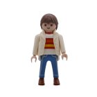 Playmobil Chico con vaqueros azules y chaleco blanco ¡Mercadillo! | clickclack.es