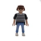Playmobil Chico con vaqueros y camiseta rayas ¡Mercadillo! | clickclack.es